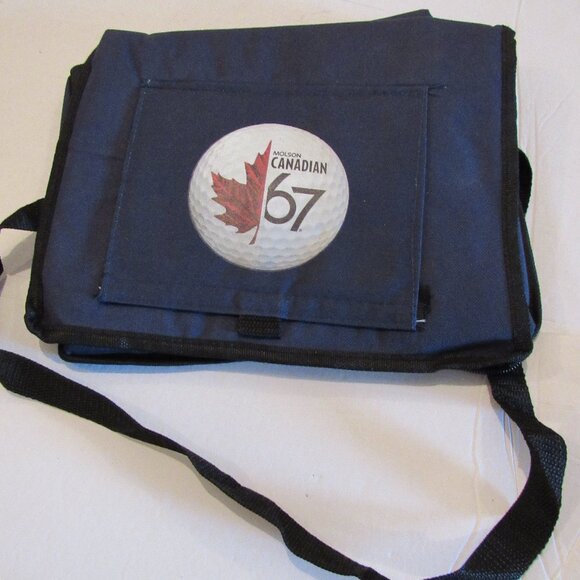 Molson Canadian 67 Insulated Chiller Carry Blue Beer Bag NWOT - Picture 1 of 6